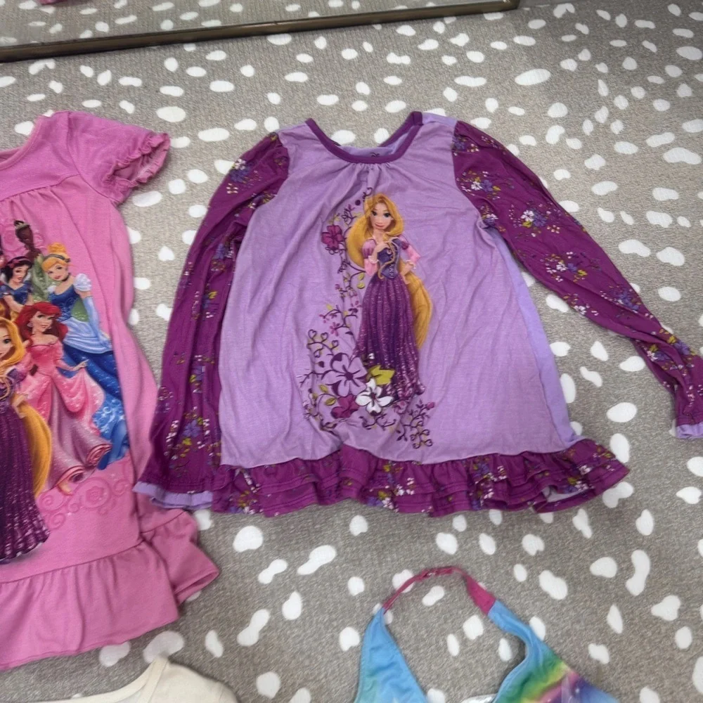 Vintage y2k Disney Store princesses fairies tinkerbell ariel tee girls dress top